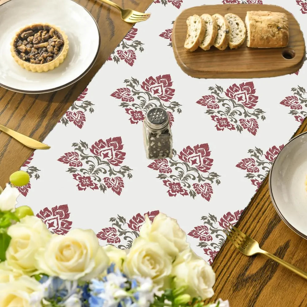 Ishro Home Premium Table Runner – Soft European-Standard Fabric, Elegant Soft Feel, Machine Washable, Timeless Design |